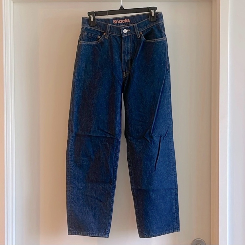 Mother Denim High Rise Straight Snacks Jeans Size 26